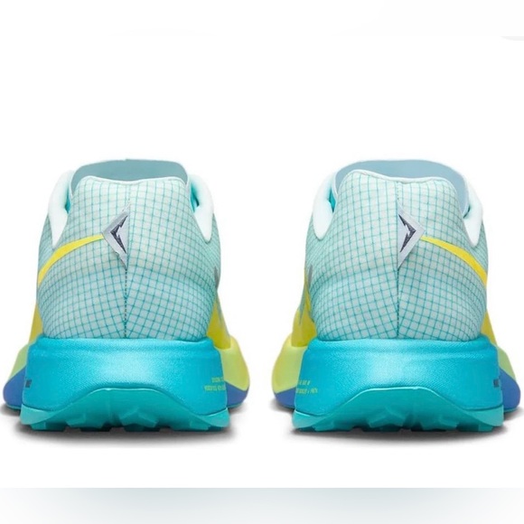 Nike ZoomX 🔥 Ultrafly Trail Blue Green Yellow DX1978-301 Men's 9.5 12.5 Shoes - Picture 6 of 9